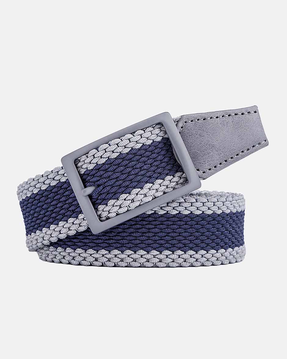 Nike Golf Belt Mens S 32 to 34 G Flex Woven Navy Teal Gray New Free Shipping