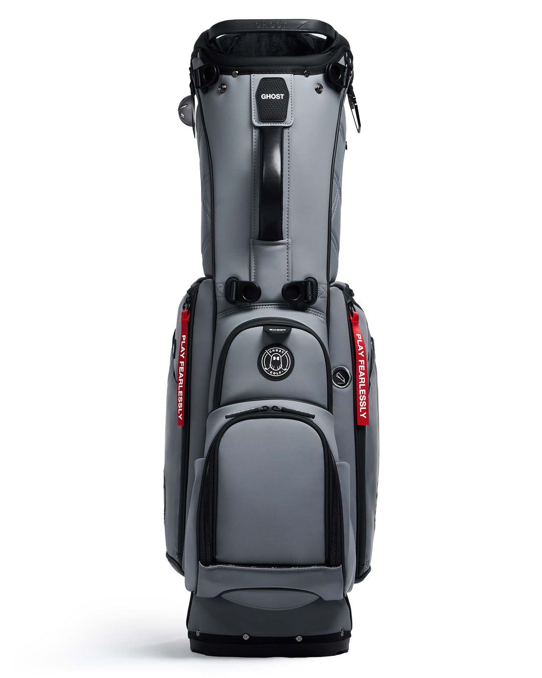 Ghost Golf Maverick Black Ops Grey Golf Bag with Red Tags