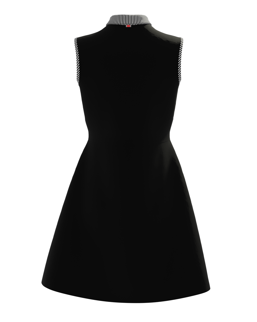 Womens Golf Dress Black#color_black