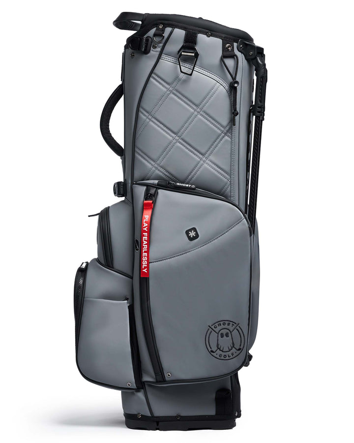 Ghost Golf Maverick Black Ops Grey Golf Bag with Red Tags