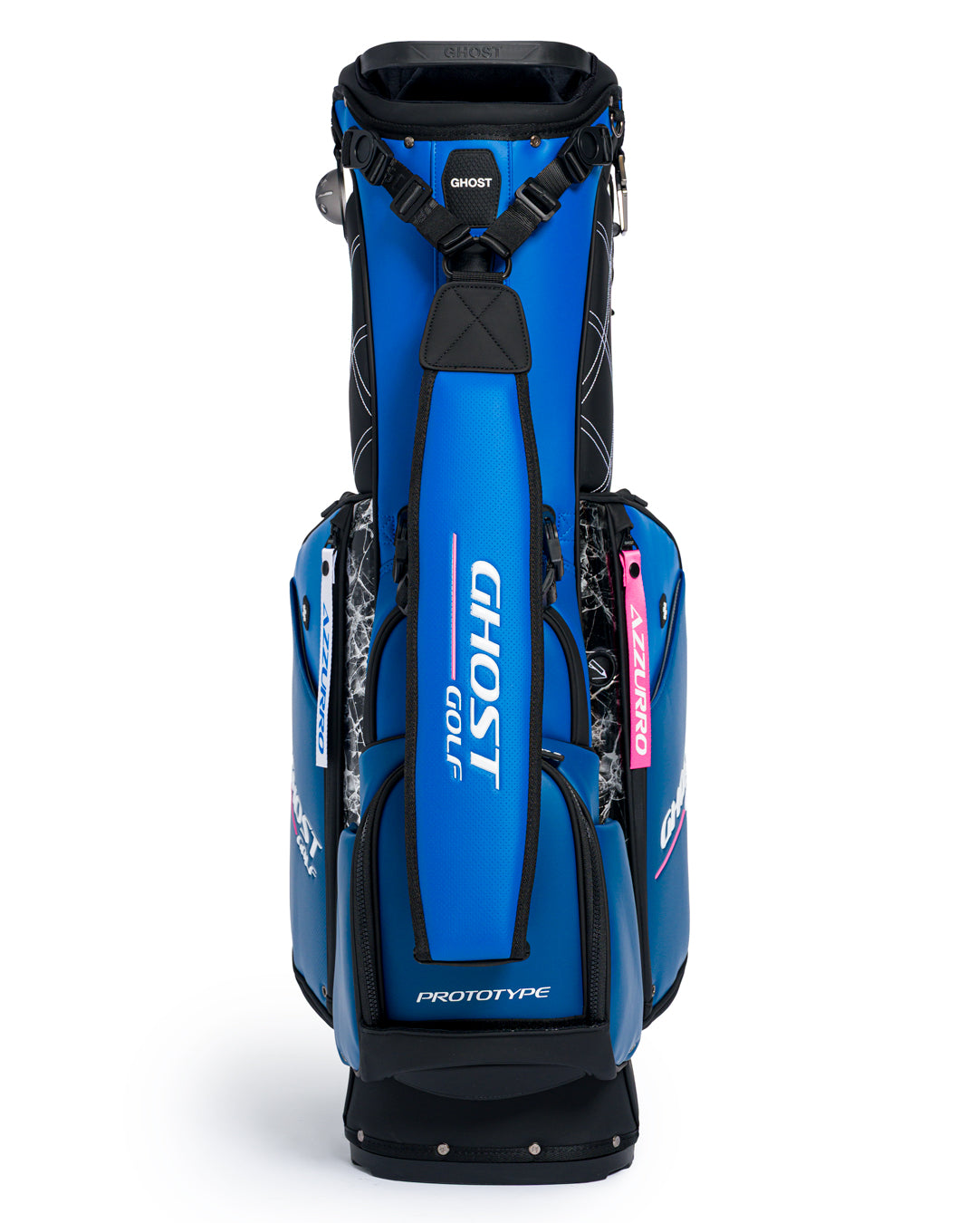 Anyday Bag Azzurro_Single Strap Front_#color_blue_white_pink