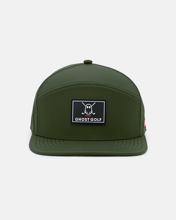 Arch Panel Snapback_Front-Olive #color_olive