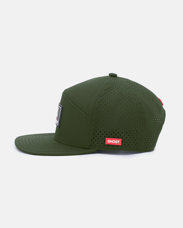 Arch Panel Snapback_Side-Olive #color_olive