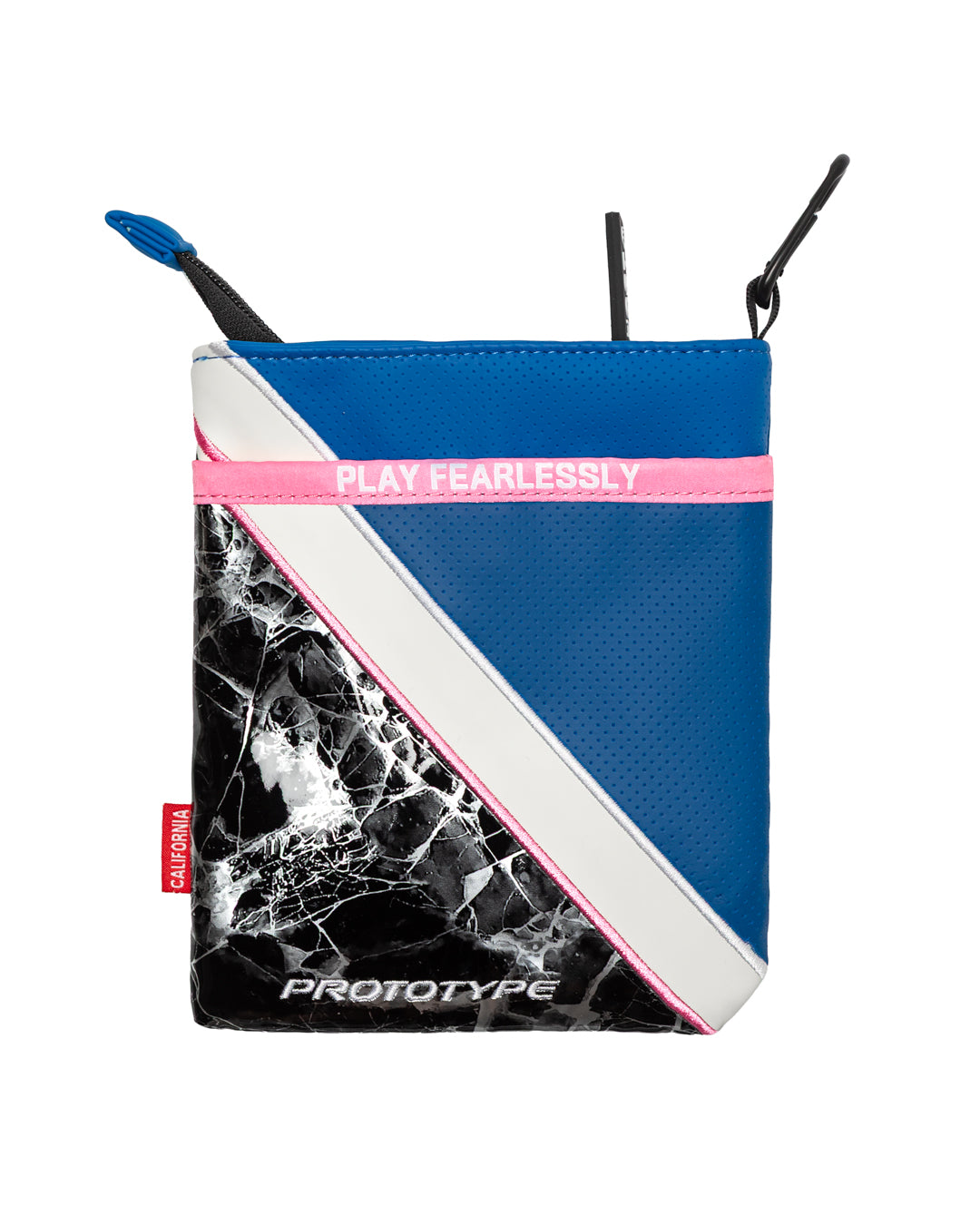 Azzuro_UtilityPouch_Back_#color_pink_white_blue_forged pattern