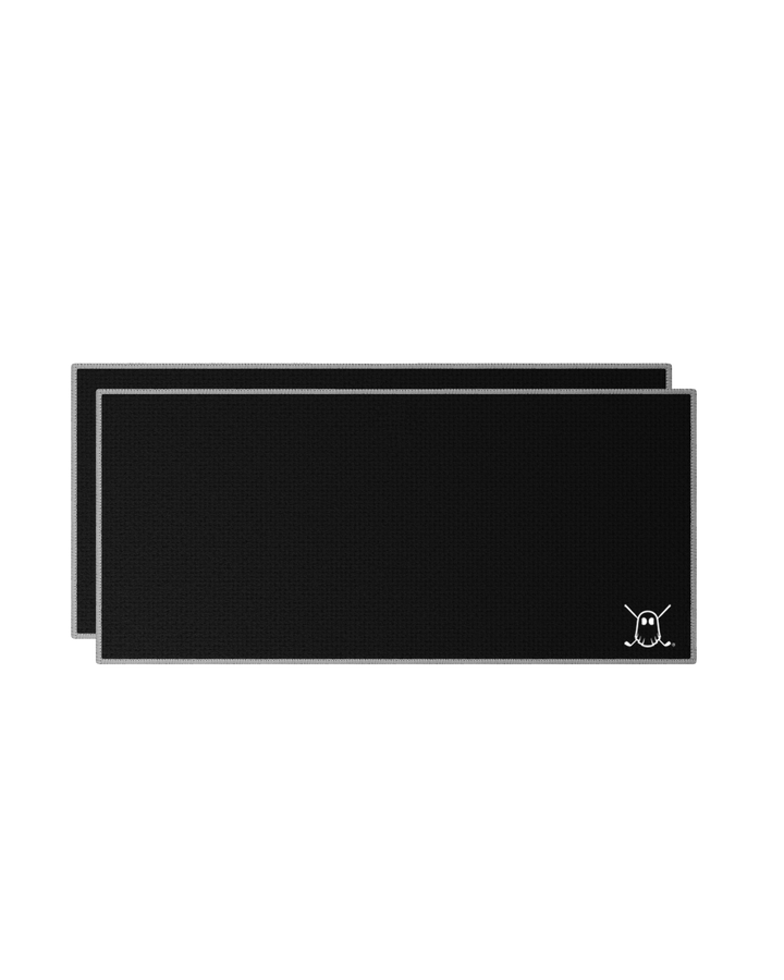 Caddie Towel with Carabiner Black#color_black