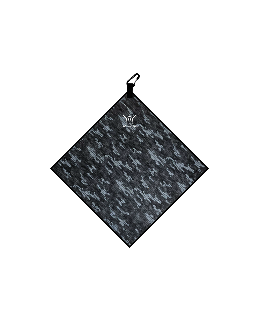 Greenside Towel with Carabiner Black Camo#color_black-camo