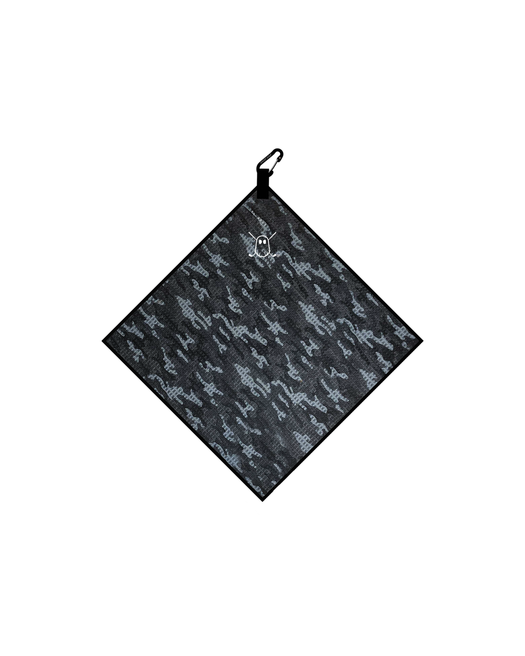 Greenside Towel with Carabiner Black Camo#color_black-camo