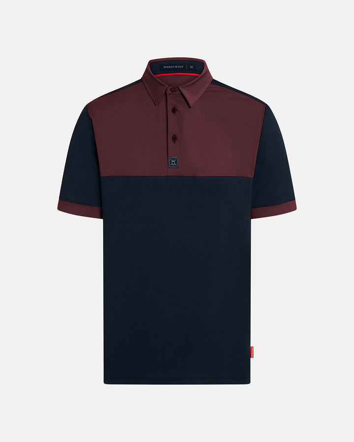 Block Polo_Product Front_Burgundy #color_burgundy