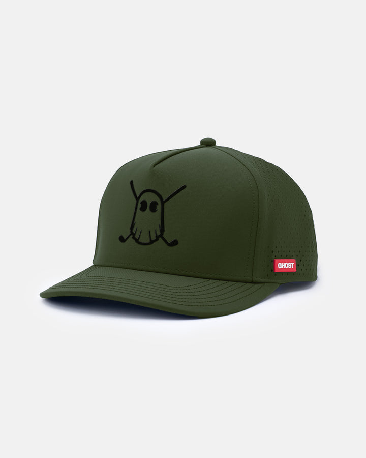 Bonded Icon Snapback_Left-Olive #color_olive