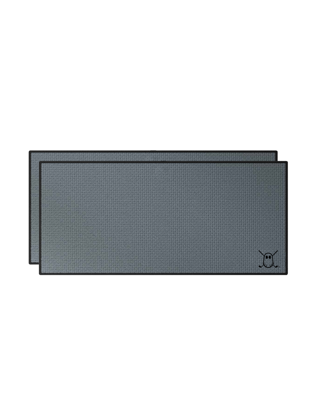 Caddie Towel with Carabiner Dark Grey#color_dark-grey