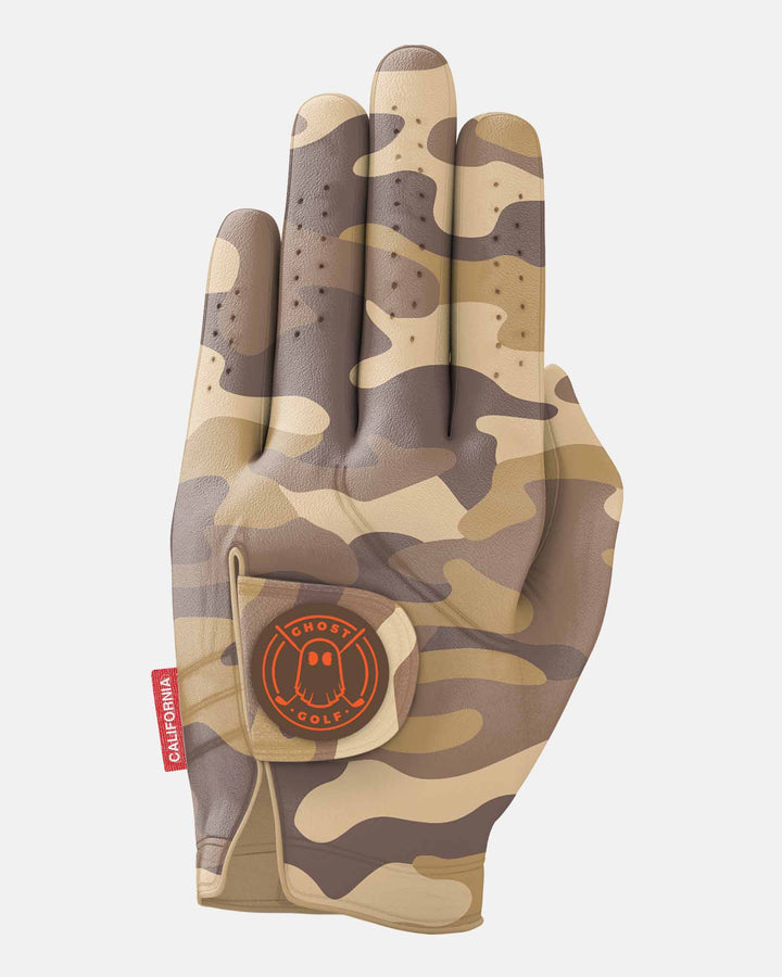 Ghost Golf AAA Cabretta Golf Glove Color Desert Camo