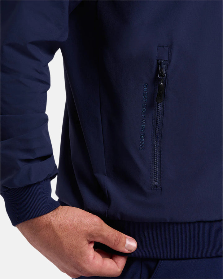 Mens Fairway Hooded Jacket Navy 4#color_navy