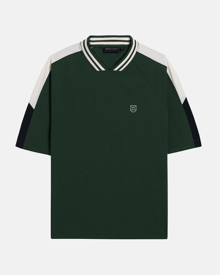 Front View Product Photo of Bogey Green Fairway Windshirt V2 #color_bogey-green