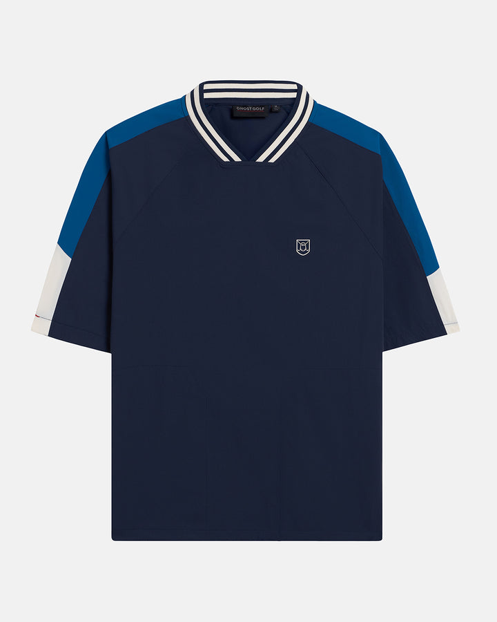 Front View Product Photo of Navy Fairway Windshirt V2 #color_navy