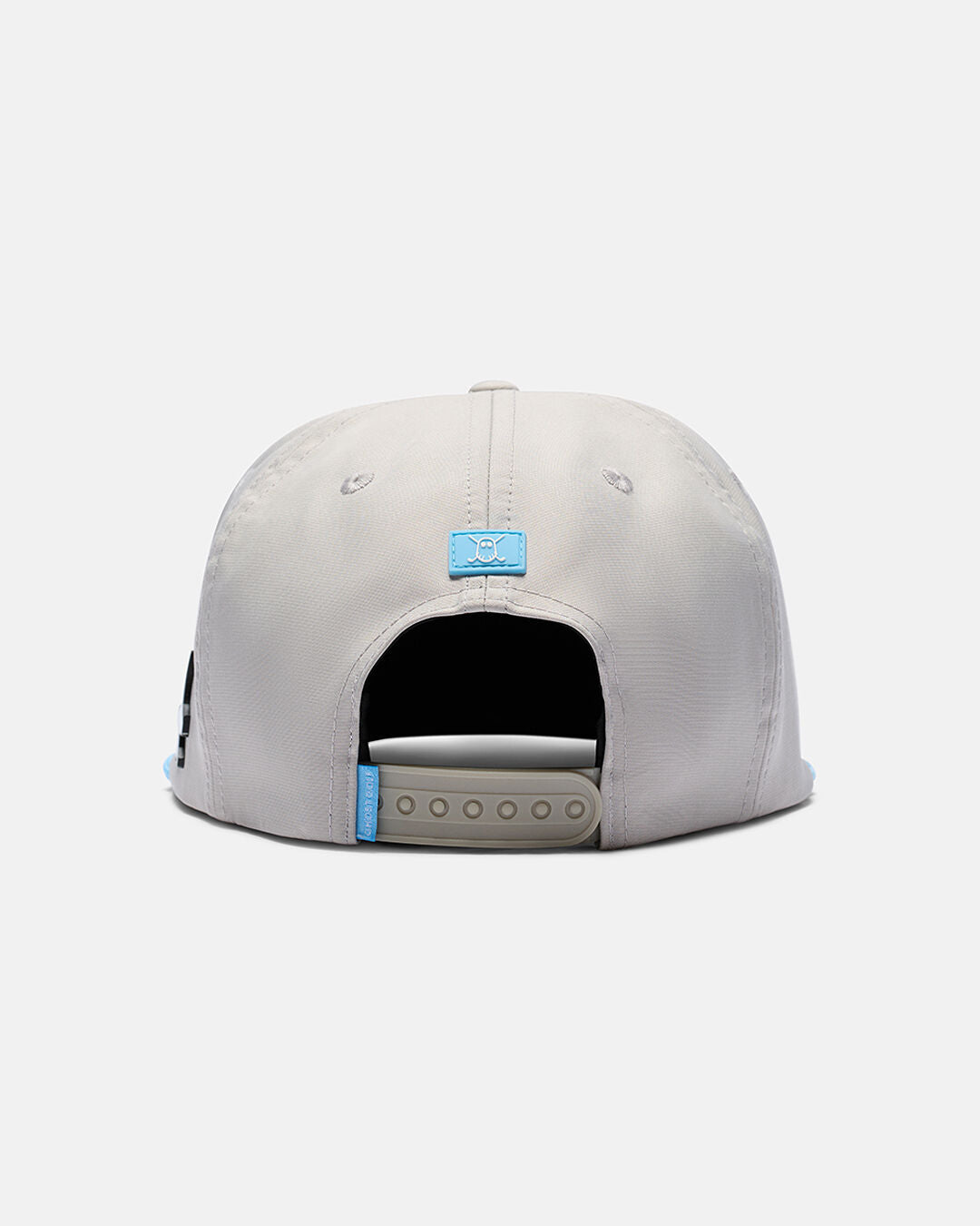 Back View Product Photo of Grey Flight Hat With Ghost Golf Icon in Back #color_grey