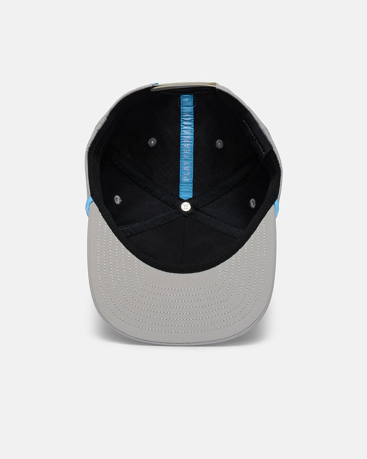 Bottom View Product Photo of Grey Flight Hat #color_grey