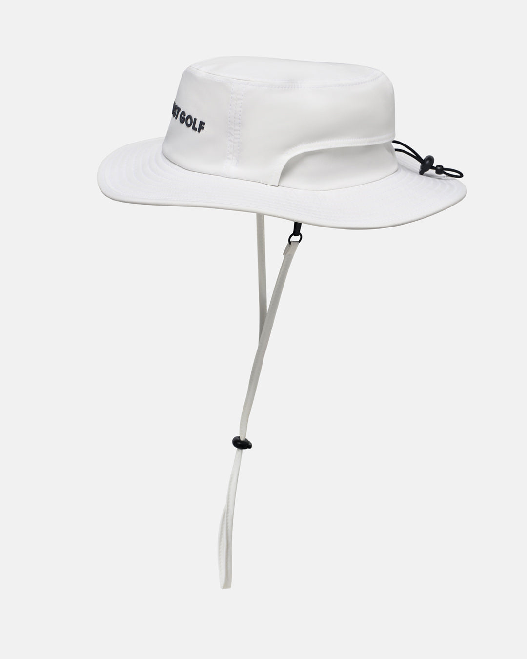Side View Product Photo of White GG Boonie Hat #color_white