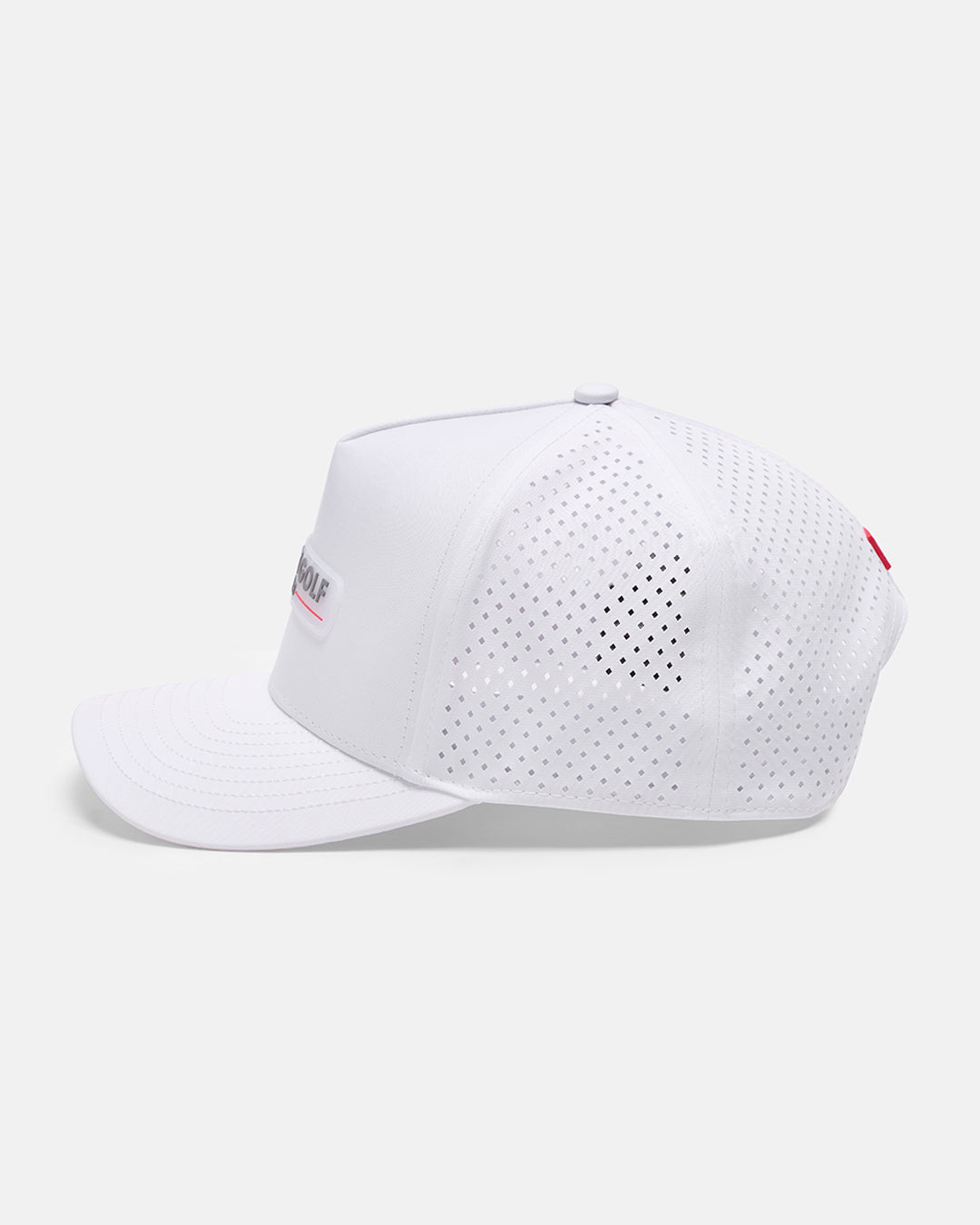 Side View Product Photo of WhiteGG Core Logo Snapback Hat #color_white