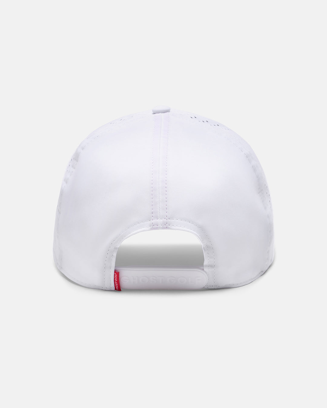 Back View Product Photo of Cream White GG Icon Crest Snapback Hat #color_white