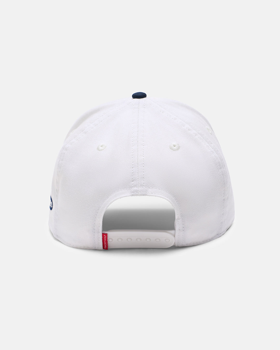 Back View Product Photo of Cream White GG Spectator Snapback Hat #color_white