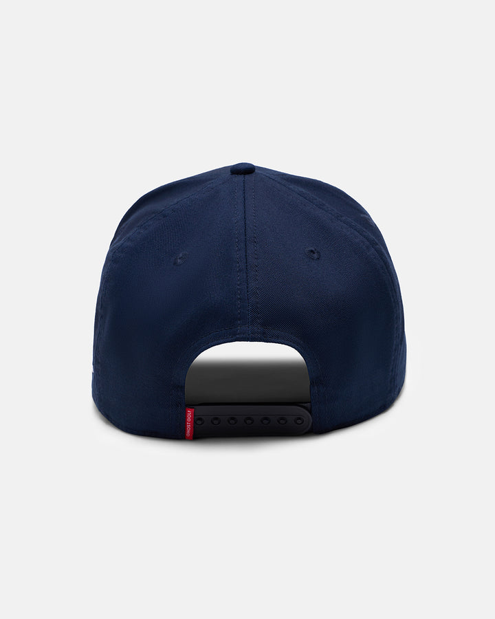 Back View Product Photo of Dark Navy GG Spectator Snapback Hat #color_navy