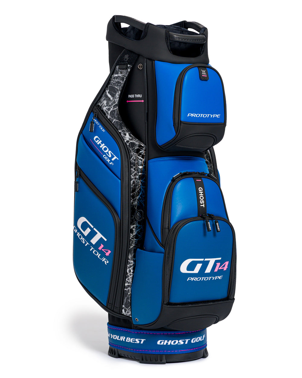 GT-14 Azzurro Bag_Left Angle_#color_blue_white_pink