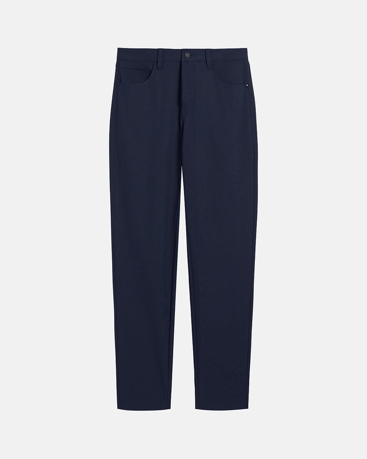 Front View Product Photo of Navy Ghost Golf Core 5 Pocket Pant #color_navy