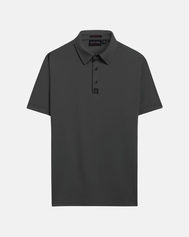 Front View Product Photo of Iron Grey Ghost Golf Core Polo #color_iron-grey