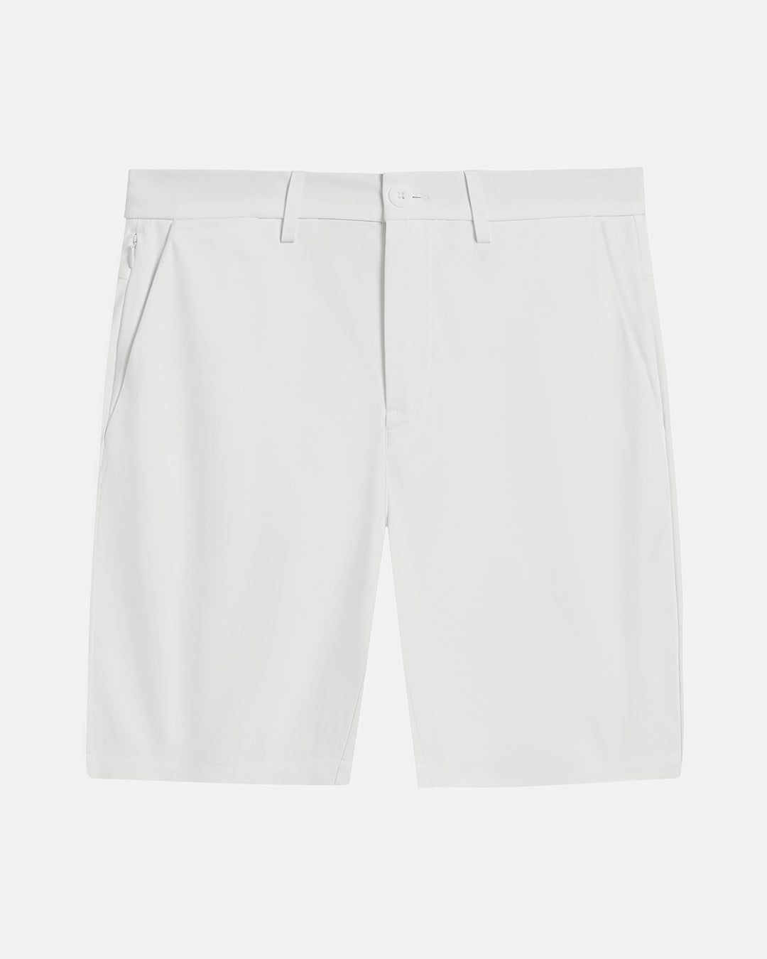 Front View Product Photo of White Ghost Golf Core Short #color_white
