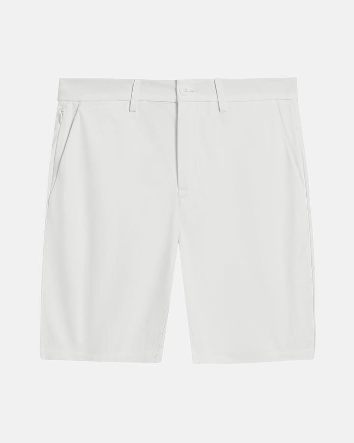 Front View Product Photo of White Ghost Golf Core Short #color_white