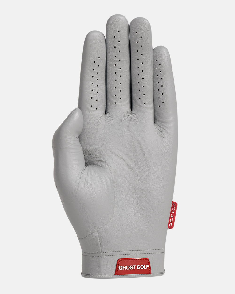 Back Product Shot of Titanium Glove with Ghost Emblem Logo at the bottom of Glove #color_titanium