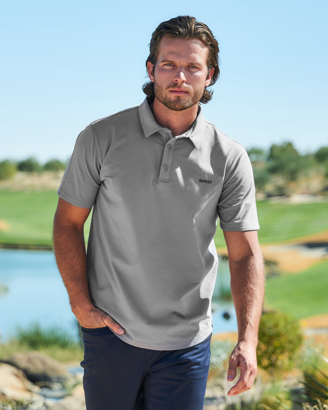 Mens Classic Polo Grey#color_grey