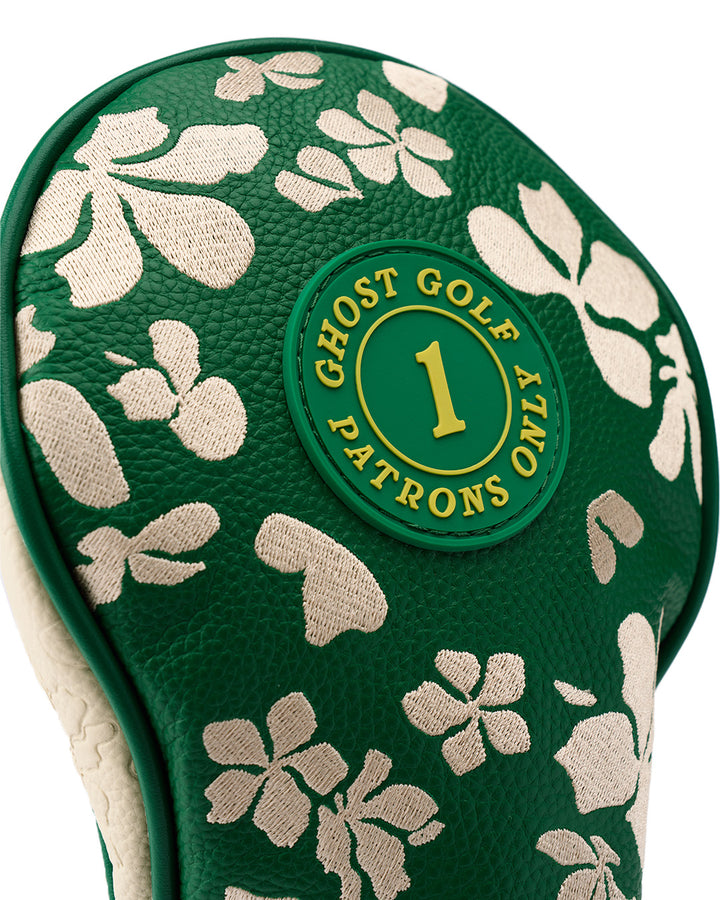 Green and Tan Driver Wood Head Cover 2