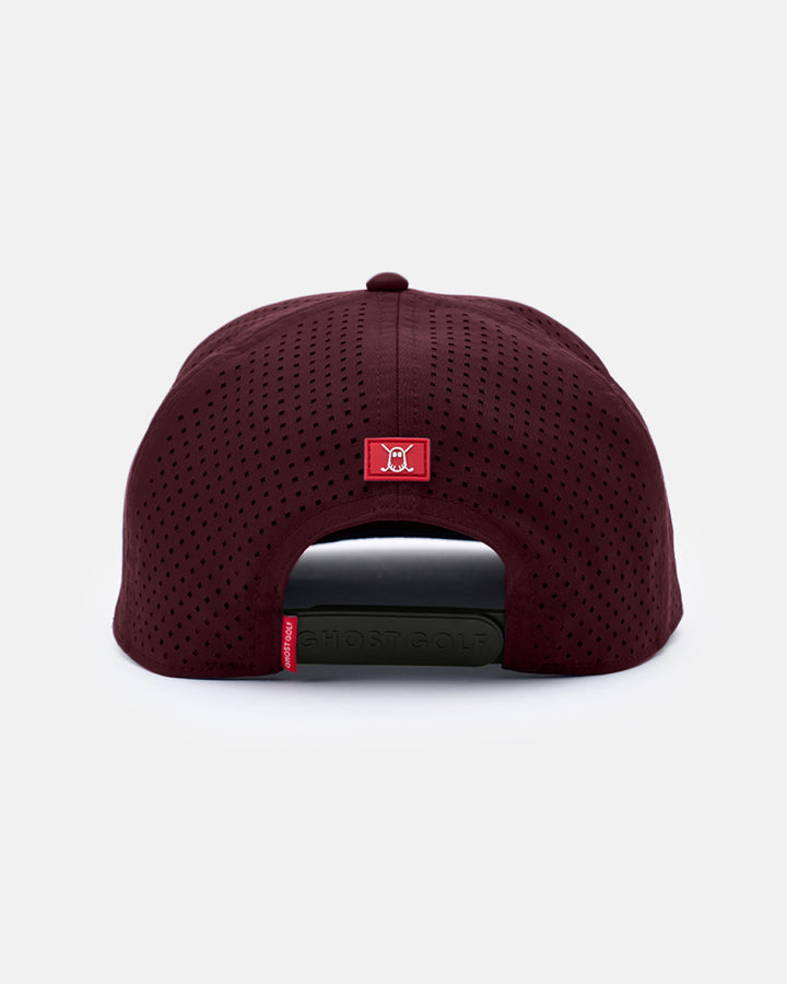 Icon Patch Snapback_Back-Burgundy #color_burgundy