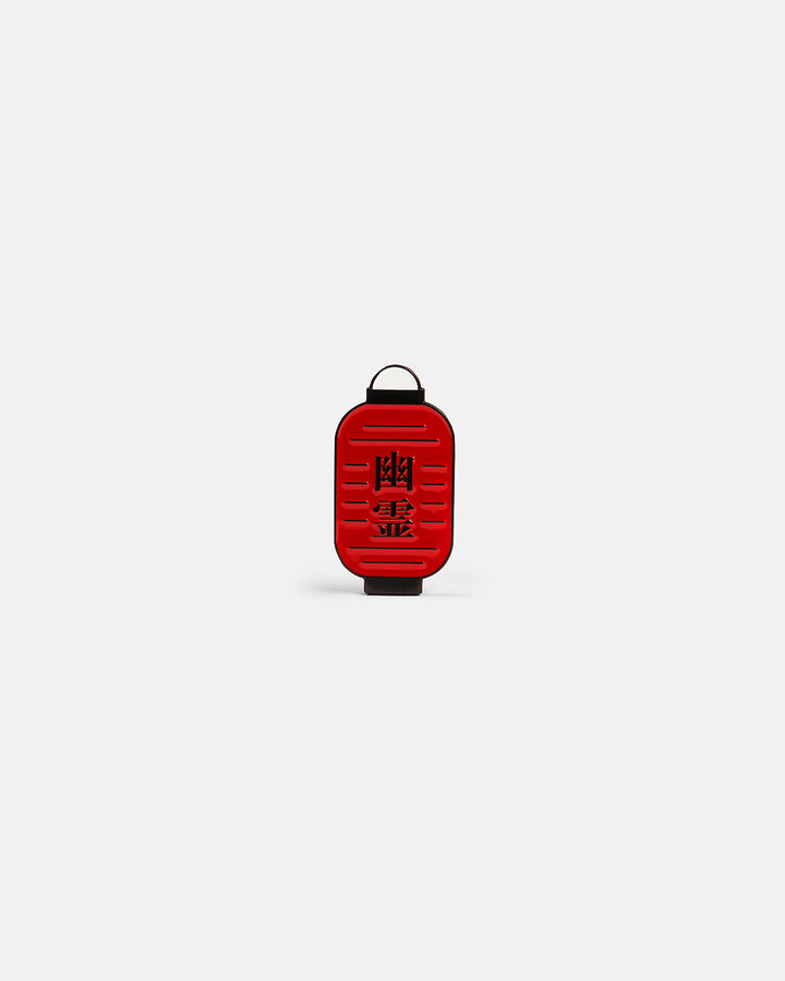 Product photo of a ball marker featuring a red lantern with Japanese characters.