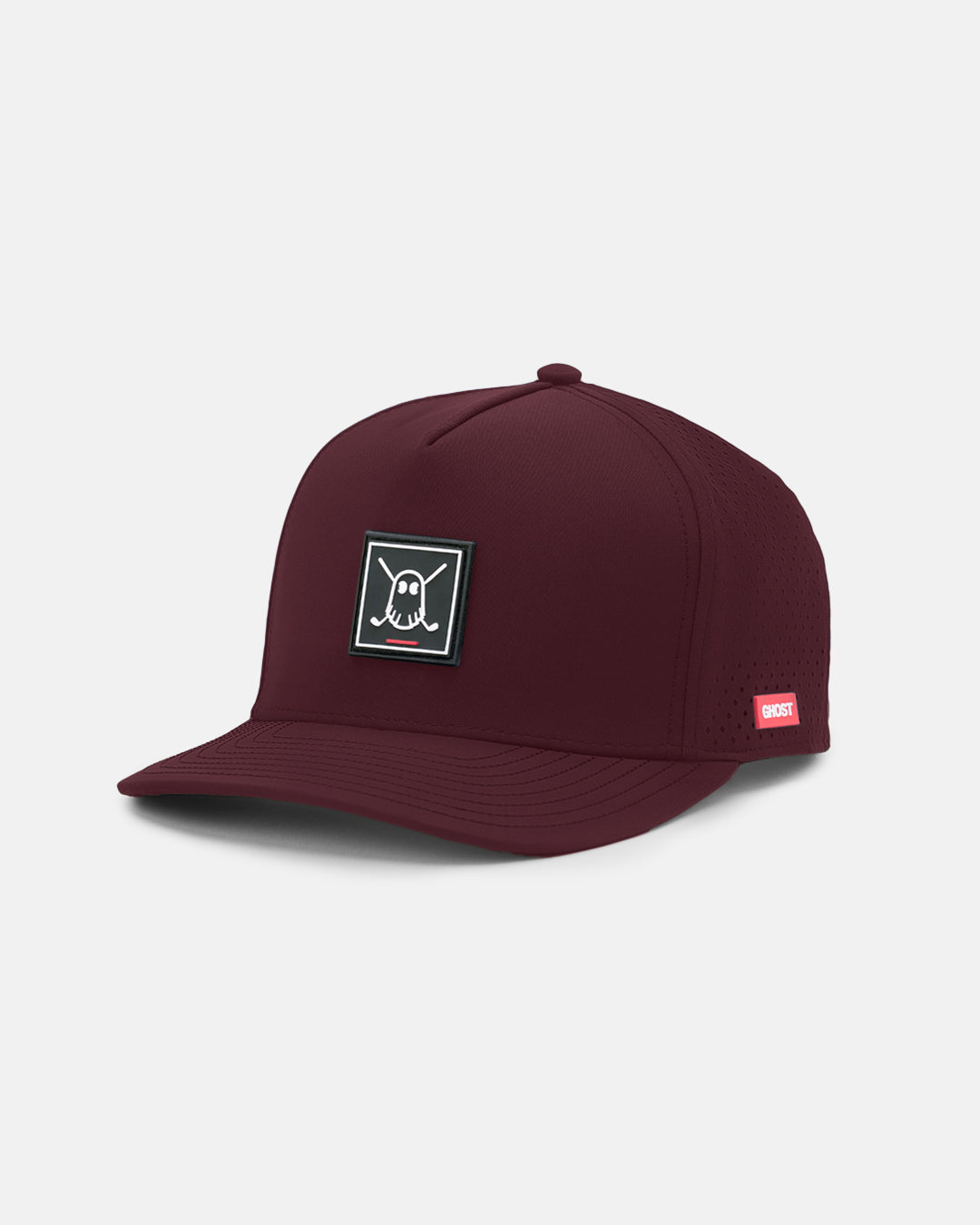 Icon Patch Snapback_Left Side-Burgundy #color_burgundy