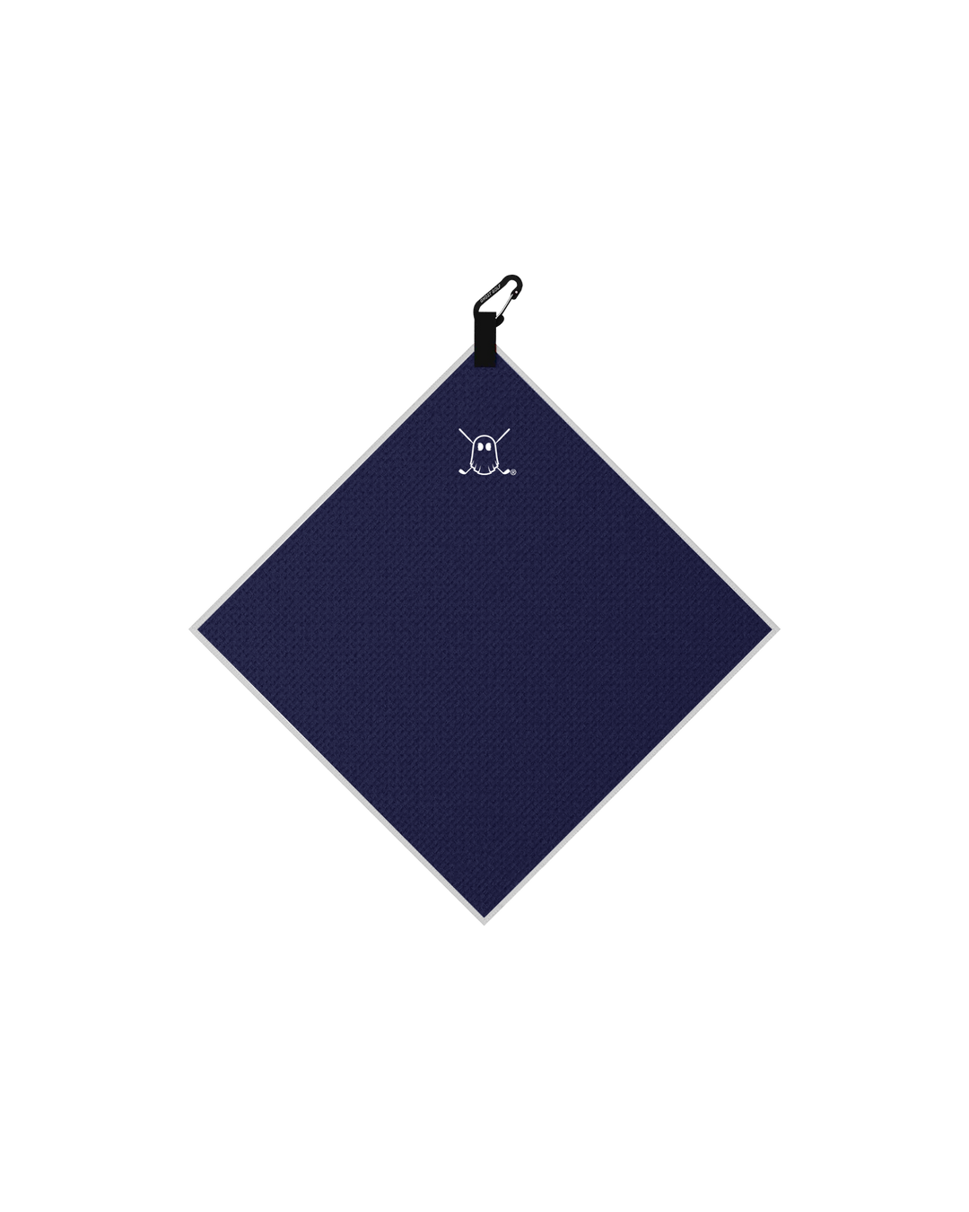Greenside Towel with Carabiner Navy#color_navy