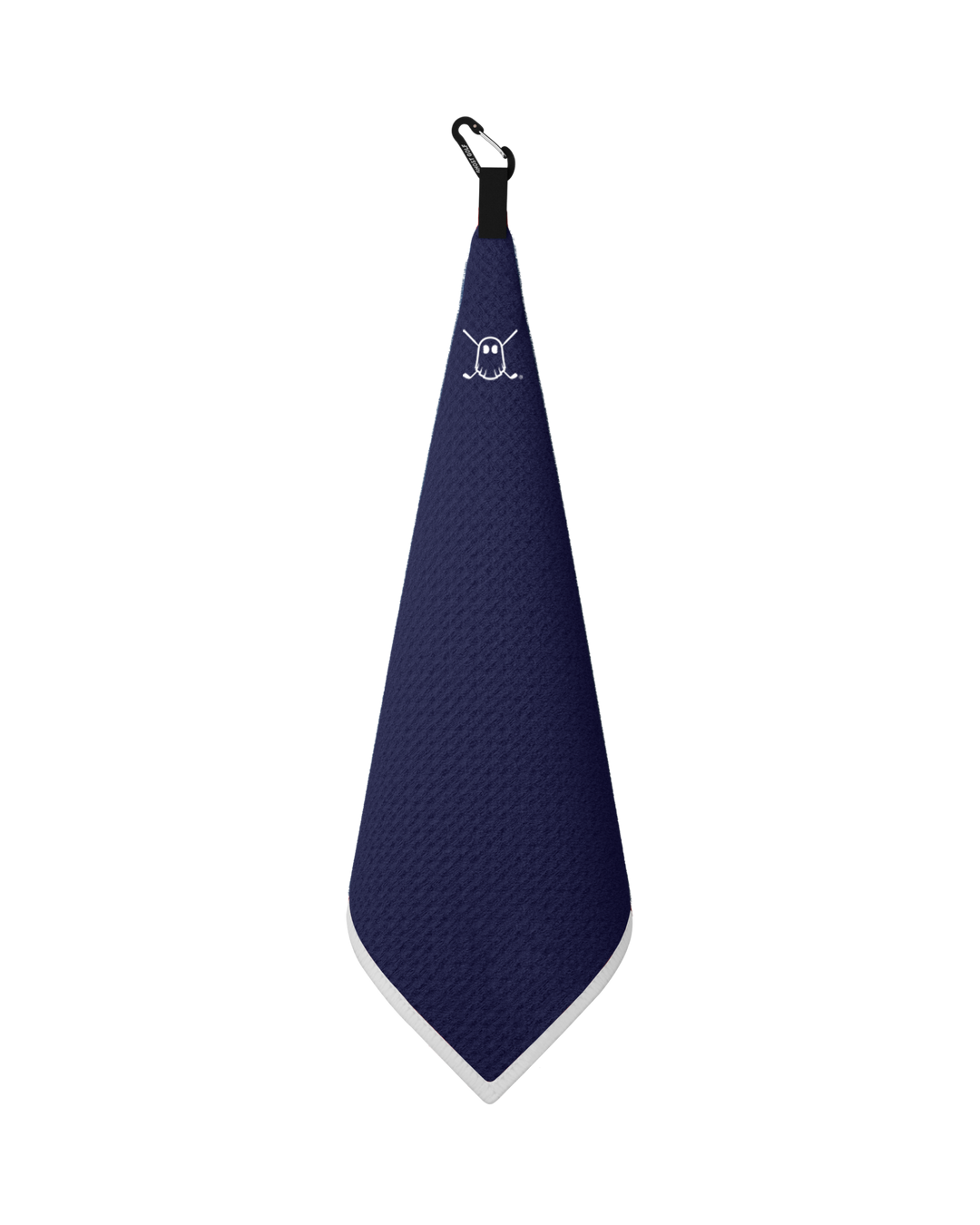 Greenside Towel with Carabiner Navy#color_navy