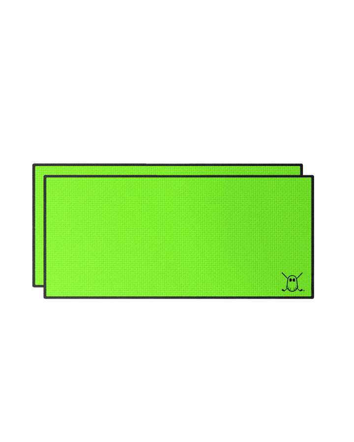 Caddie Towel with Carabiner Neon Green#color_neon-green