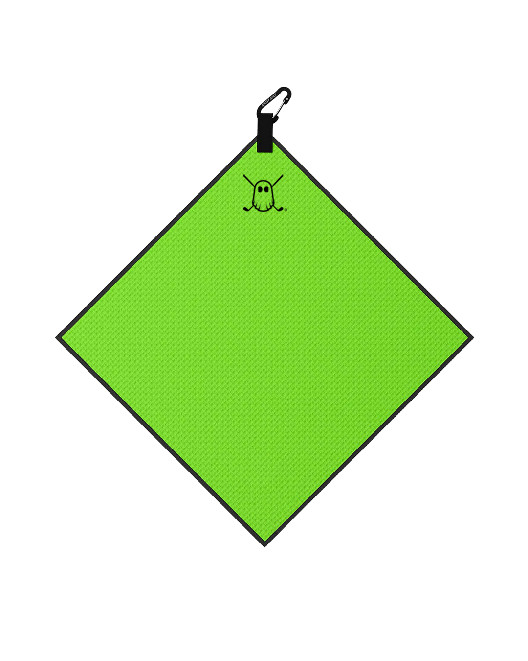 Greenside Towel with Carabiner Neon Green#color_neon-green