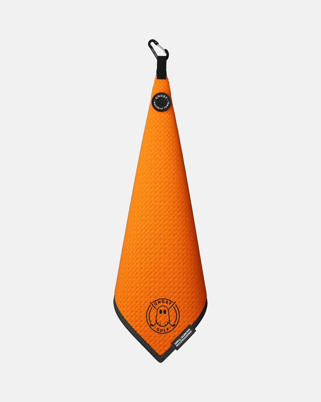 Greenside Towel with Magnet Patch and Carabiner Orange#color_orange