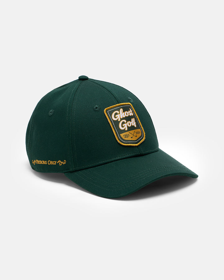 Three Quarter Left View Product Photo of Bogey Green Patrons Heritage hat #color_bogey-green