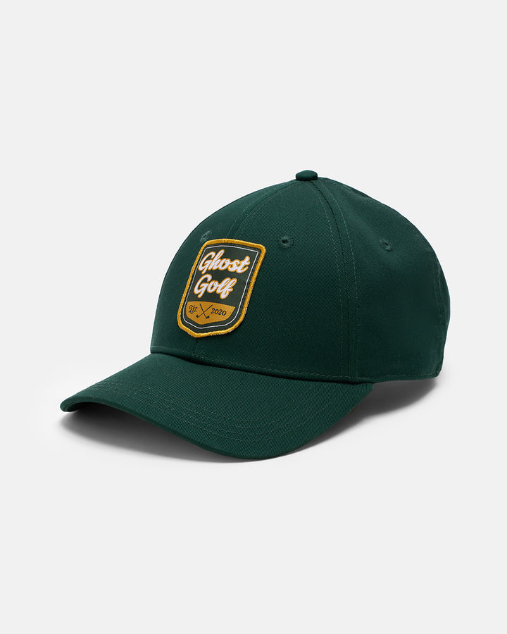 Three Quarter Right View Product Photo of Bogey Green Patrons Heritage hat #color_bogey-green