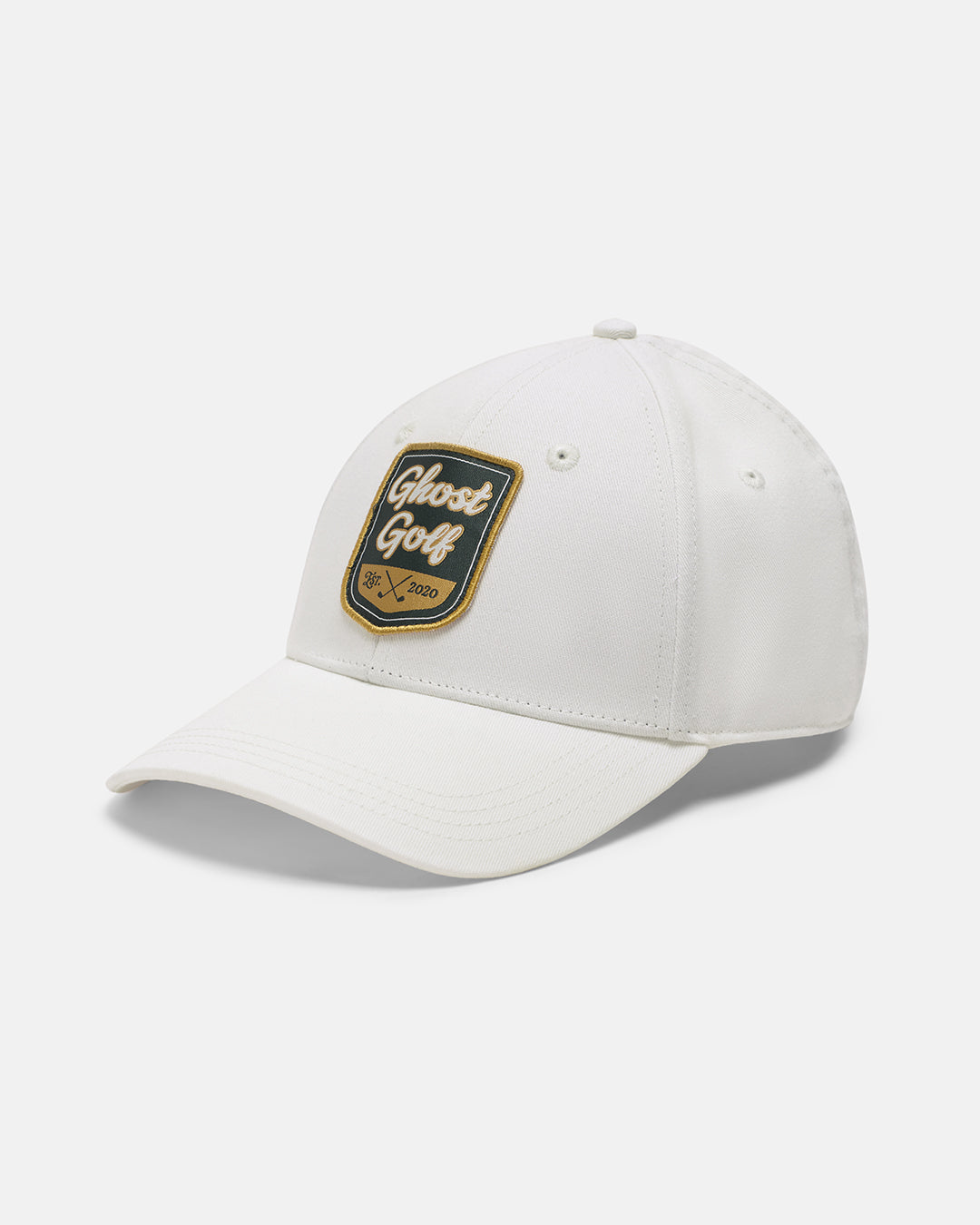 Three Quarter Right View Product Photo of White Patrons Heritage Hat #color_cream-white