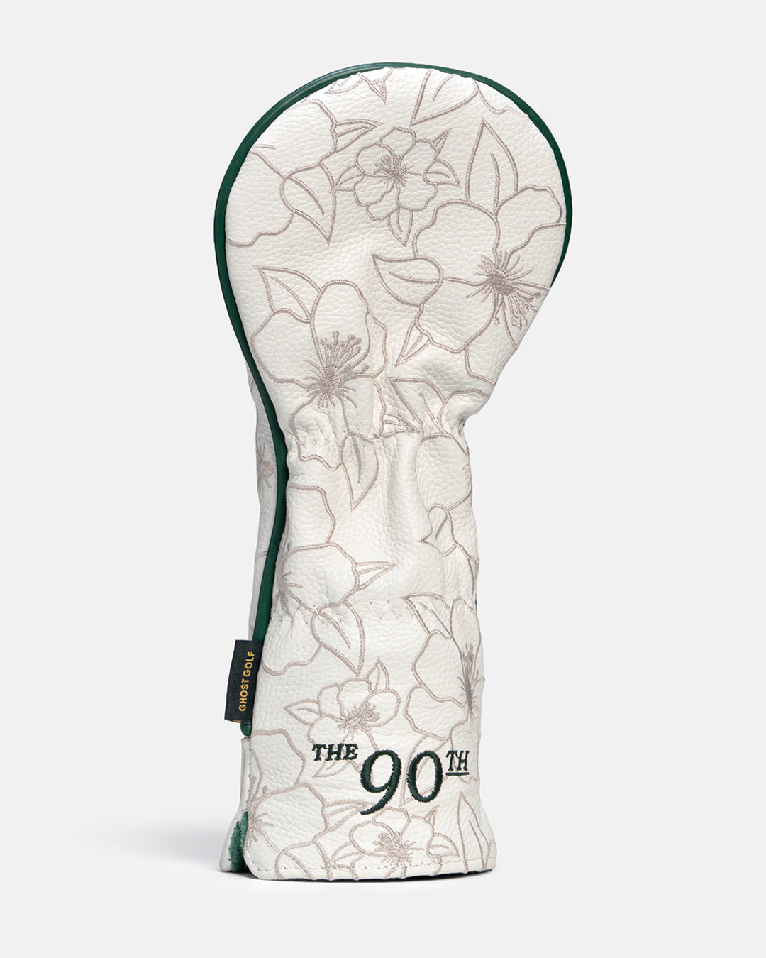 Back View of 5 Wood Patrons Only Azalea Leather Head Cover with ghost golf hit #size_5-wood