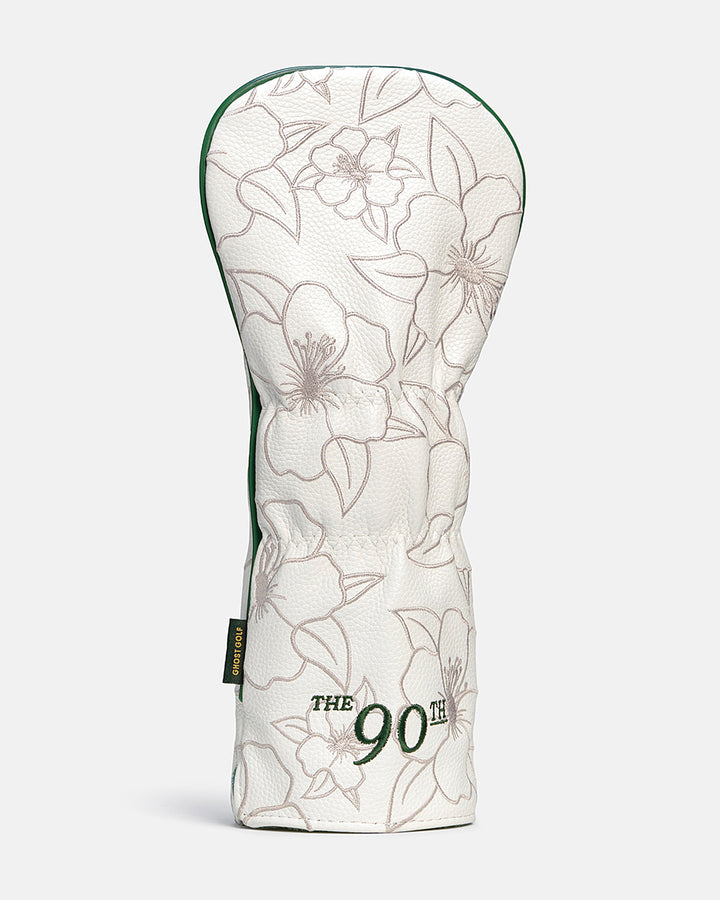 Back View of Driver Patrons Only Azalea Leather Head Cover with the 90th hit #size_driver