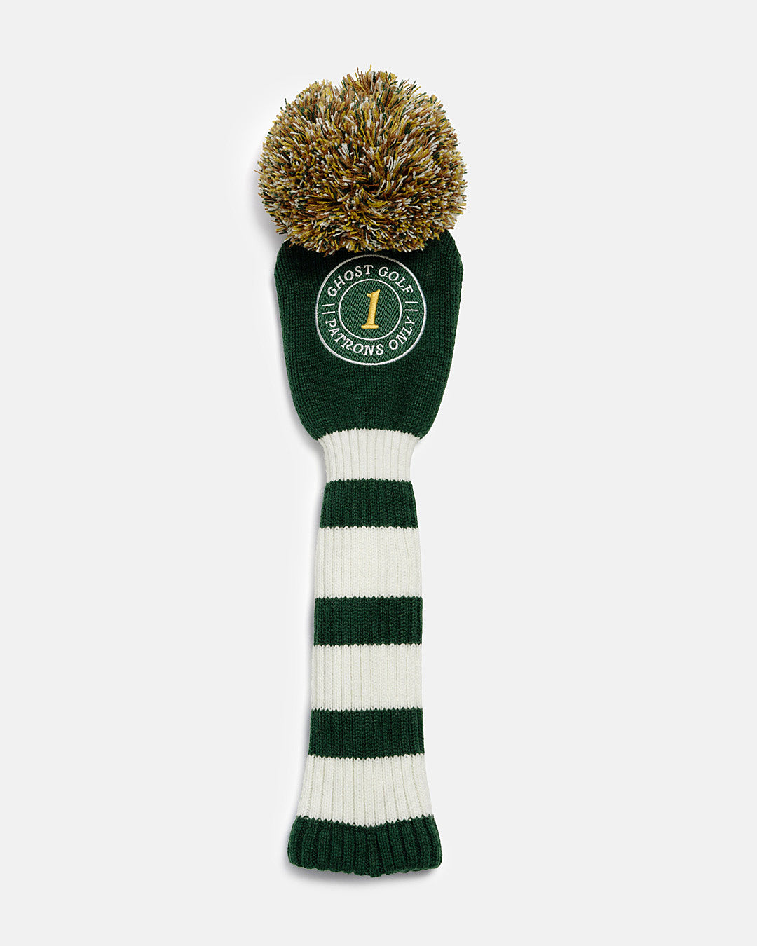 Front View of Patrons Only Driver Knit Head Cover #size_driver