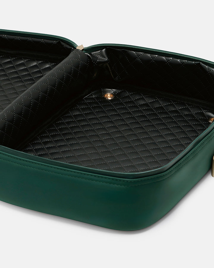 Inside Shot of Patrons Only Shoe Bag #color_green