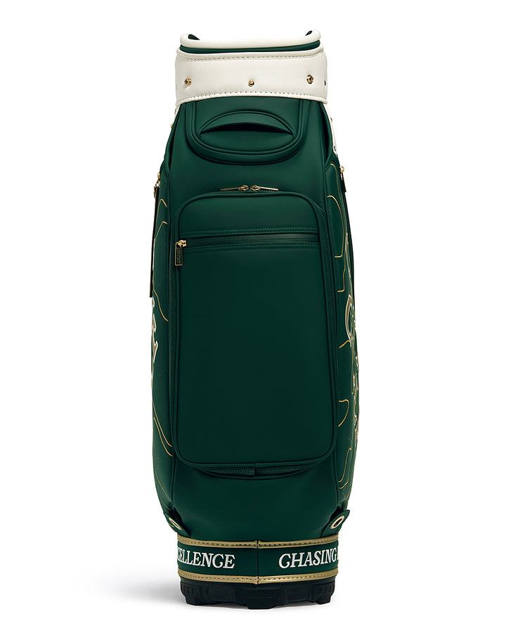 Back View of Patrons Only Staff Bag #color_green