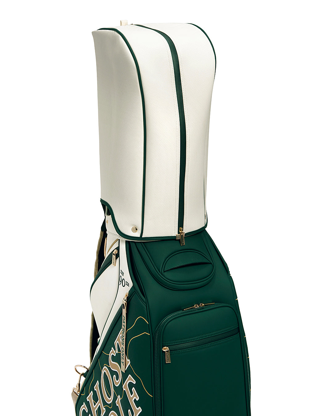 Rain Hood View of Patrons Only Staff Bag #color_green